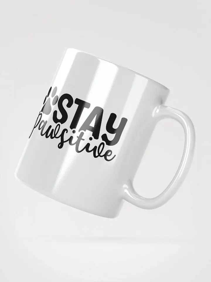 Stay Pawsitive Glossy Mug product image (4)