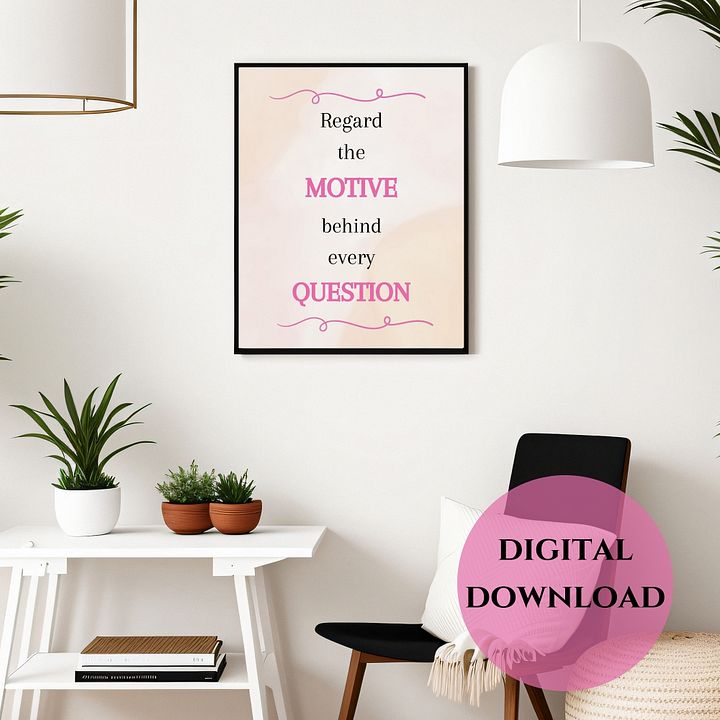 The Question Printable Wall Art product image (1)