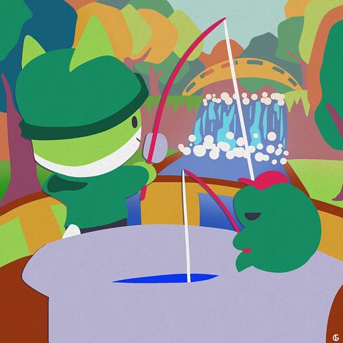 been playin that fishin game 
#webfishing #art #artistsoninstagram