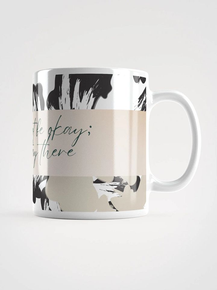 Floral Affirmation White Glossy Mug product image (2)