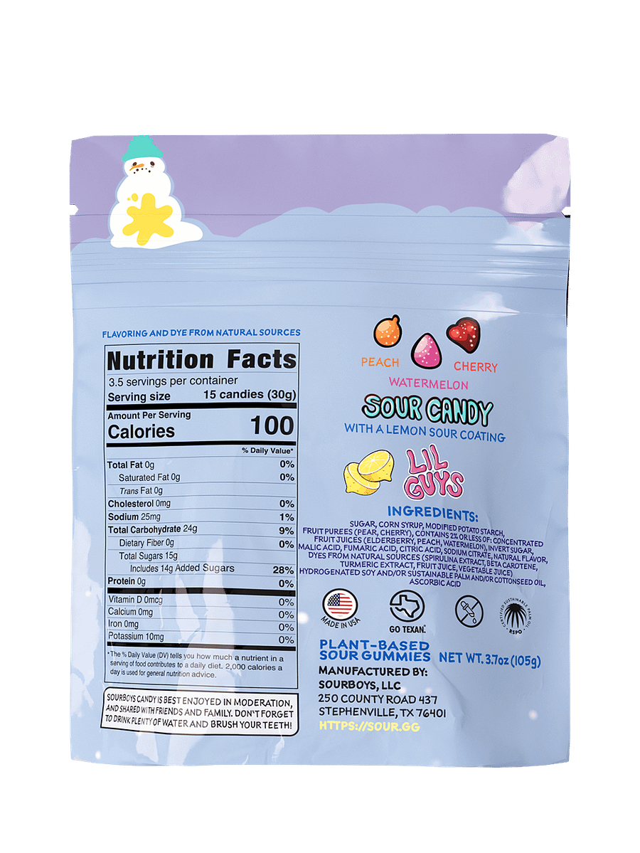 Yellow Snow Sour Gummies - LilGuys product image (2)