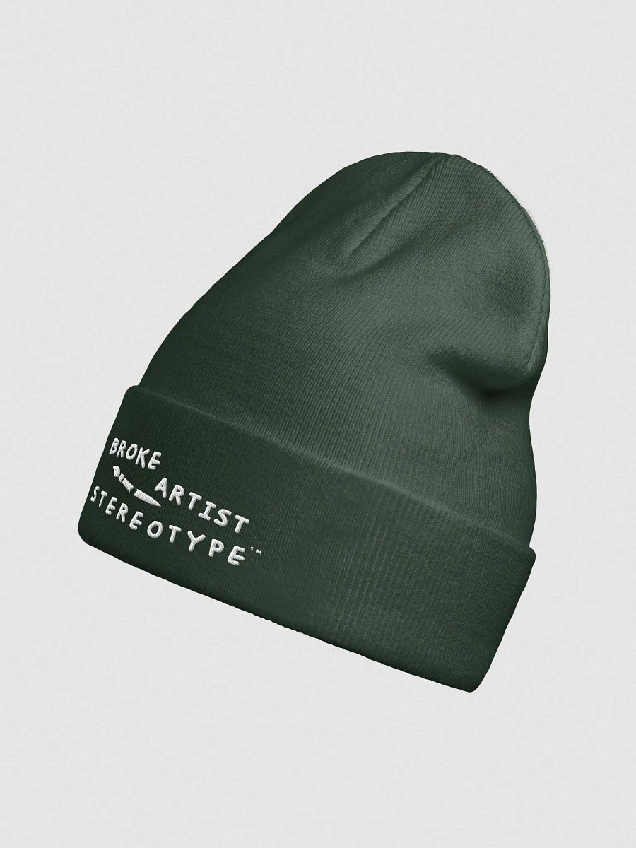 BROKE ARTIST STEREOTYPE - EMBROIDERED BEANIE product image (2)
