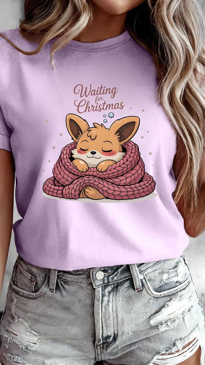 Waiting for Christmas T-Shirt | Christmas T-Shirt | Holiday Graphic Tee | Christmas Gift Shirt product image (21)