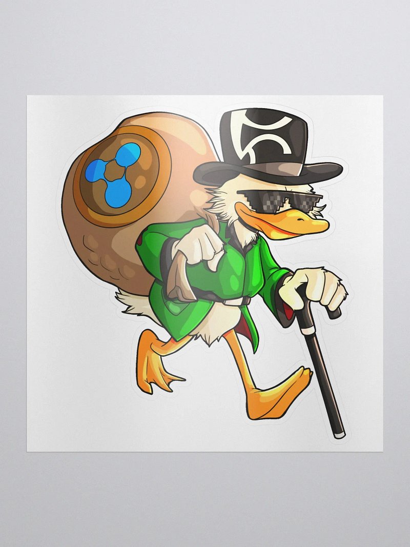 Bag Man Walking Sticker