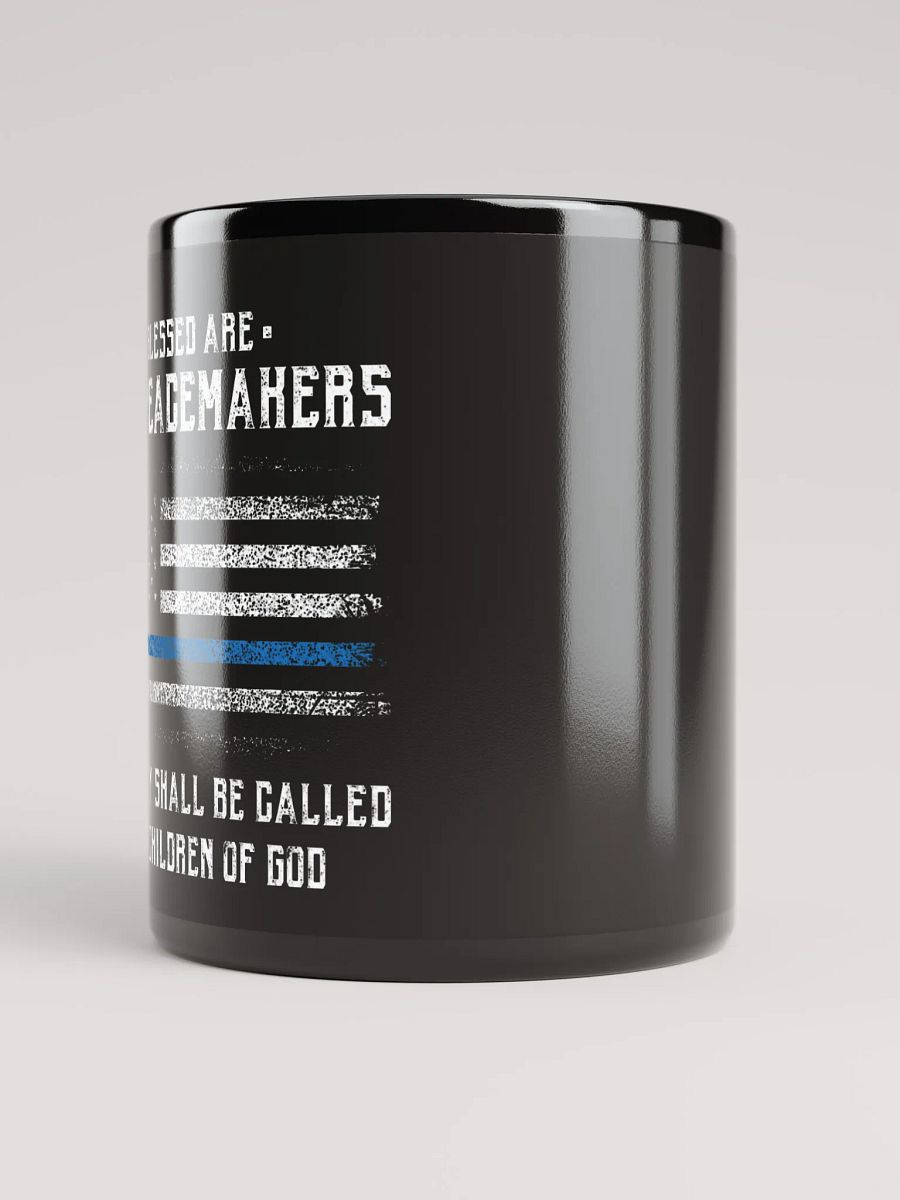 Blessed Are the Peacemakers - Black Mug product image (3)