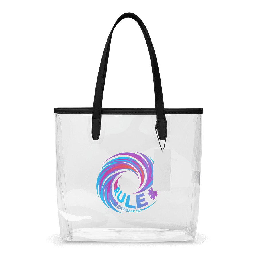 Rule #7 Clear Tote Bag Heatwave product image (1)