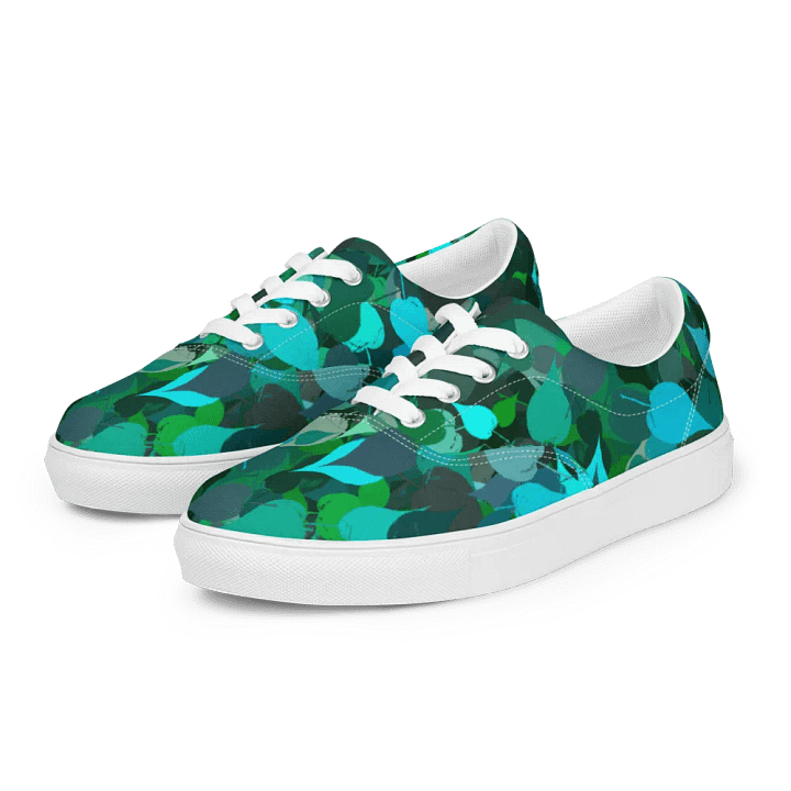 Green Leaves Chromatic Canopy Lace-Up Sneakers product image (1)