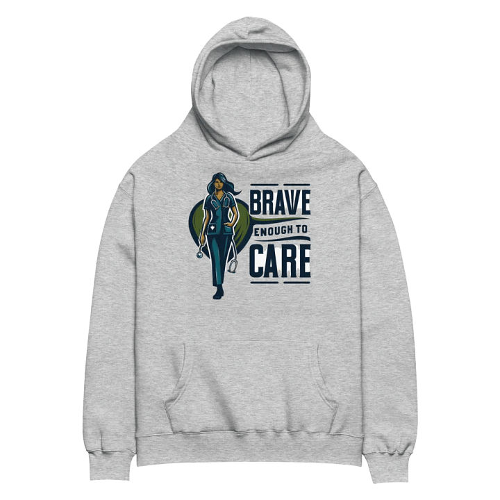 brave enough to care hoodie product image (2)