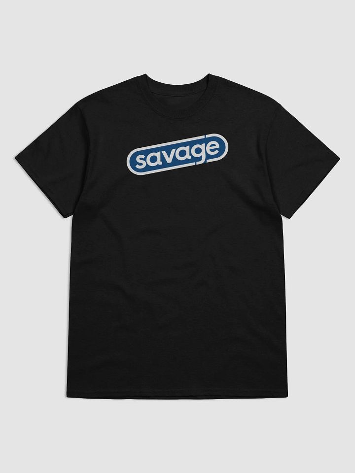 Savage Snappy Tee (blue logo) (Classic Tee) product image (1)