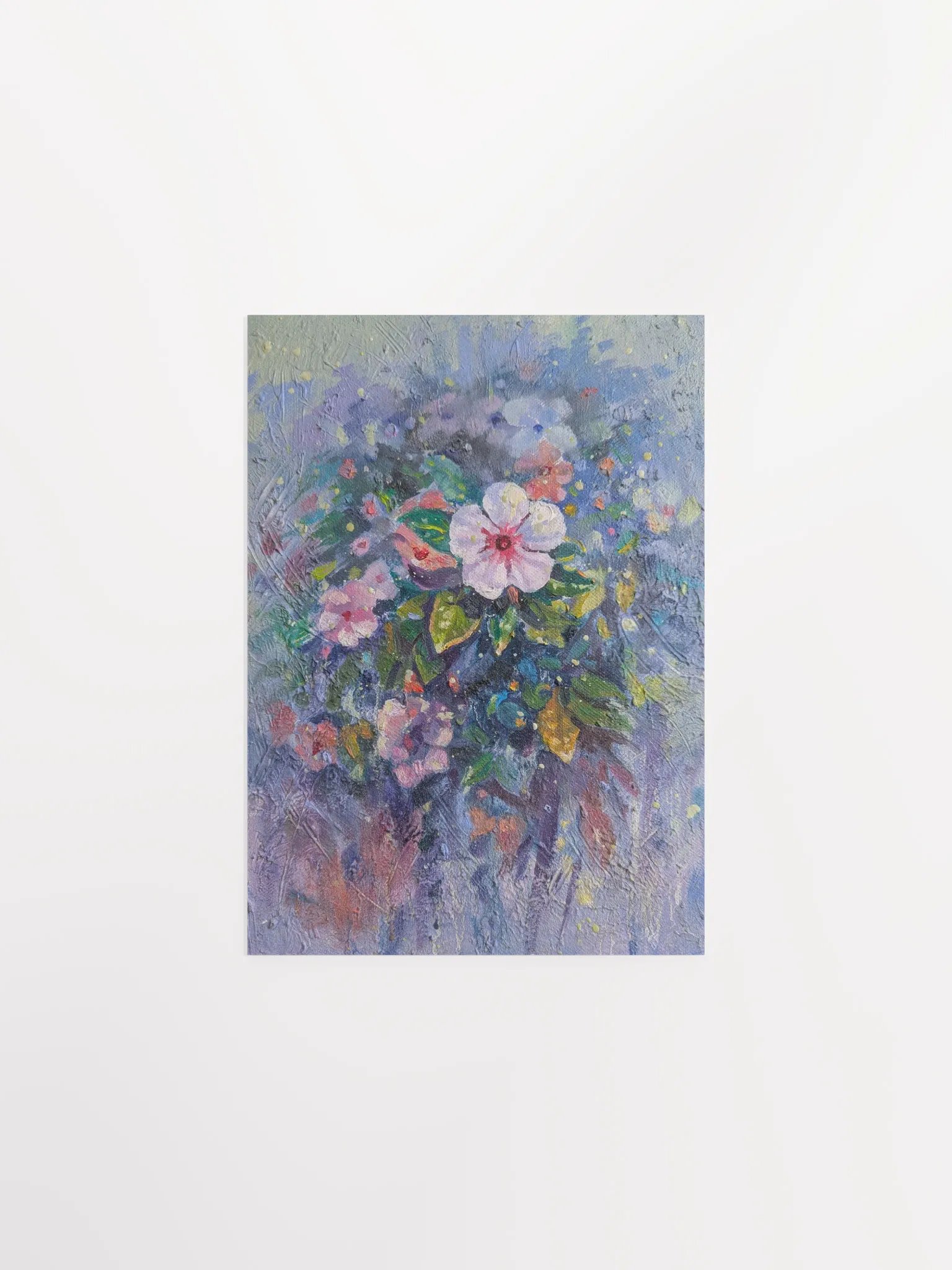 Flowers-Oil Painting Paper Poster product image (1)