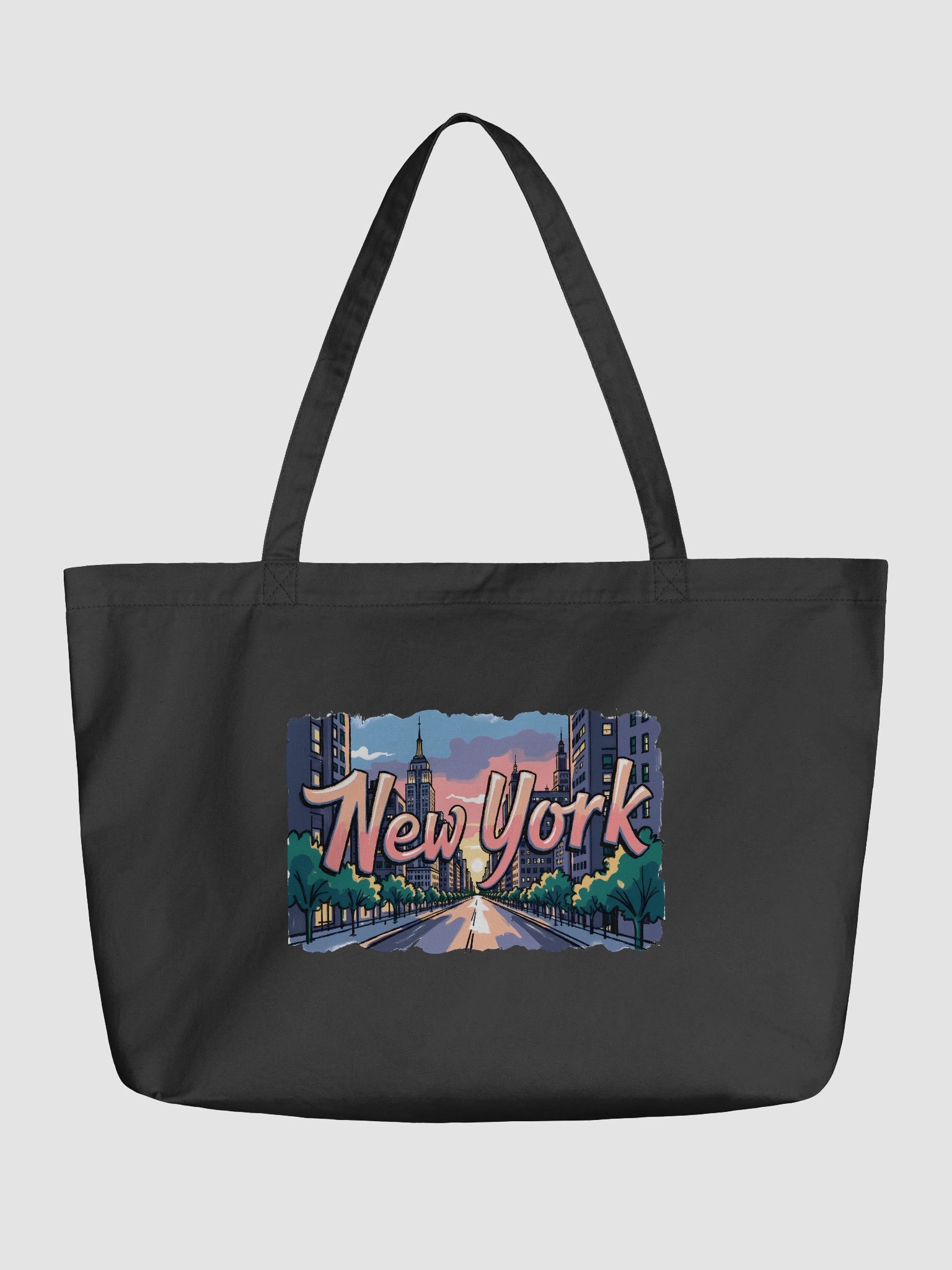 Vibrant New York Street Art Print Organic Cotton Tote product image (1)
