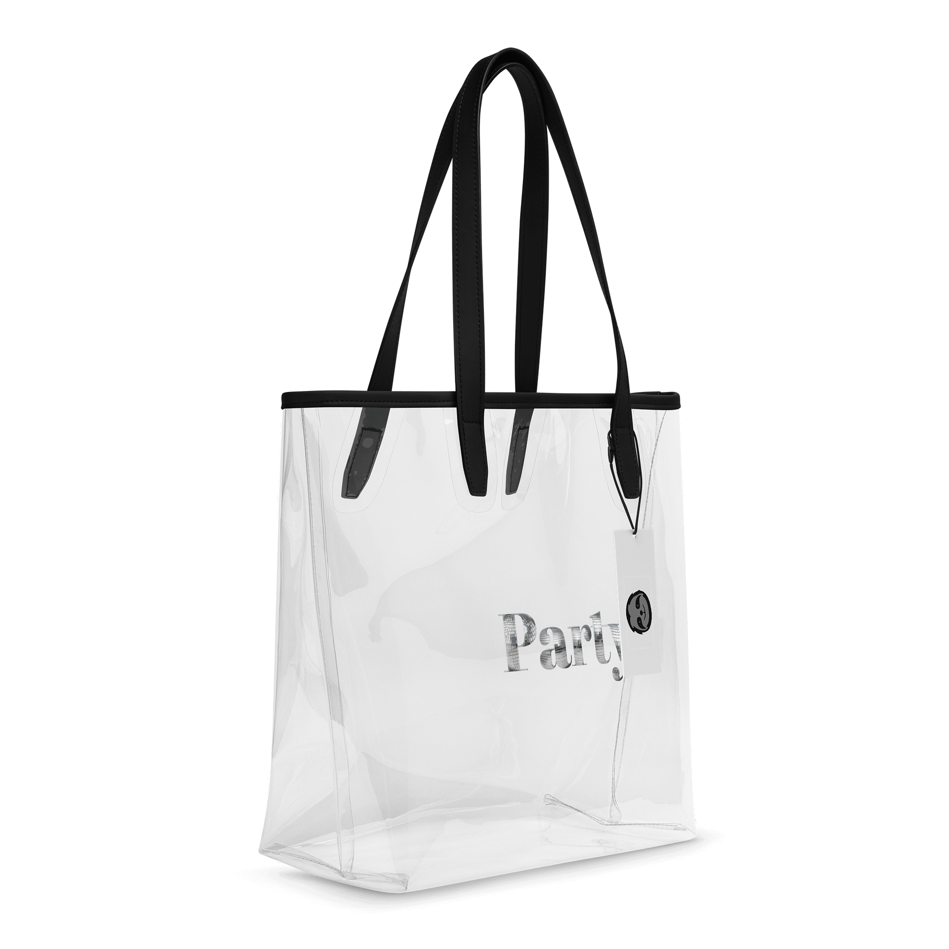 Clear Tote Bag with word 'Party' on it product image (6)
