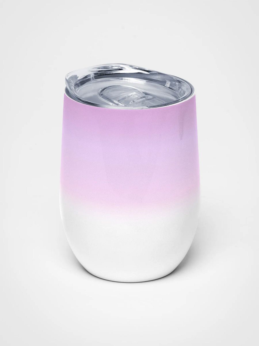 Wine tumbler - Unicorn pink gradient product image (5)