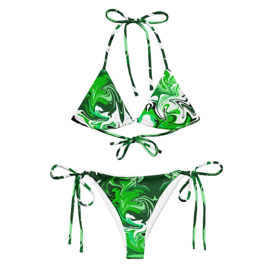 Marbled Green Allure Bikini Set product image (3)