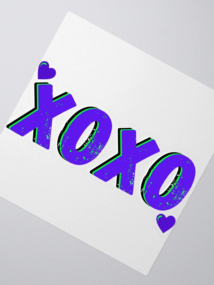 XOXO Sticker - Purple product image (2)