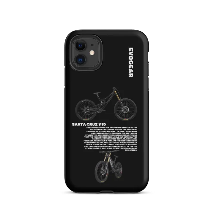 Black V10 Black iPhone Case product image (2)