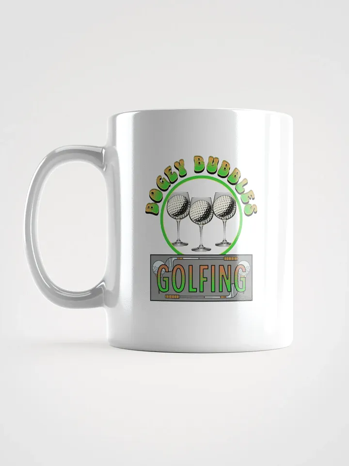 Bogey Bubbles Golfing Wine Glasses Mug product image (1)