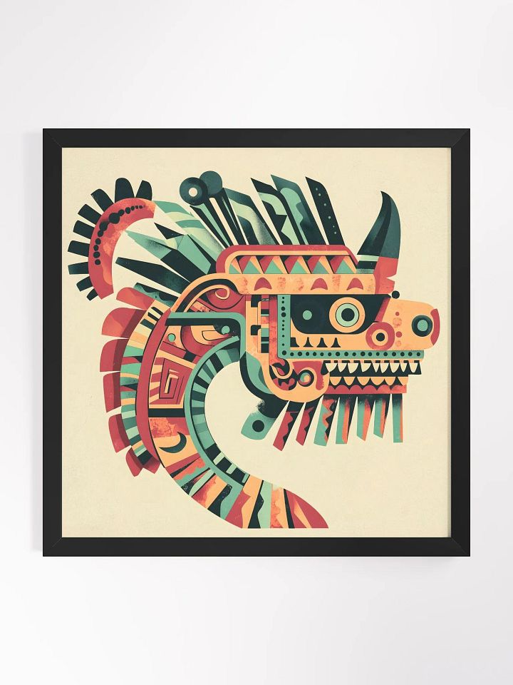 Quetzalcoatl Aztec Framed Poster art product image (1)
