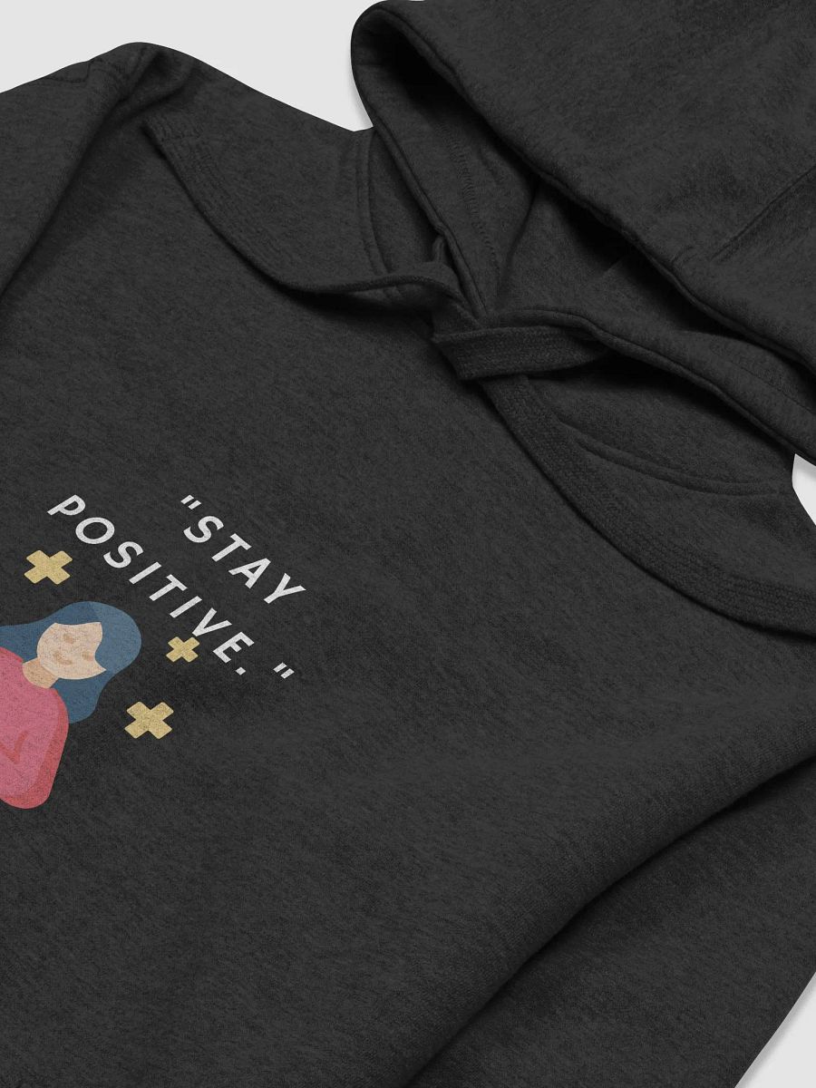 Stay Positive Blue Hair Unisex Hoodie product image (3)