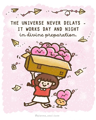 The Universe is actively and tirelessly orchestrating events behind the scenes to align things for your highest good.🌙📦✨

🌠 T...