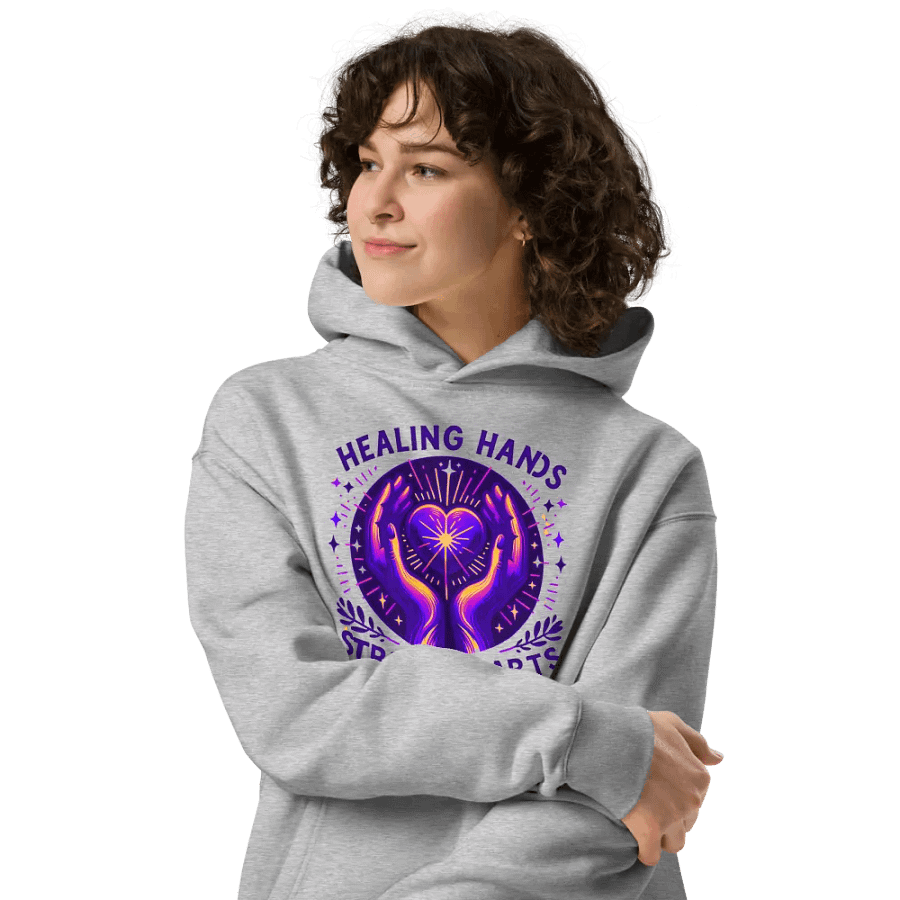 Radiant Healing Hands Unisex Hoodie product image (4)