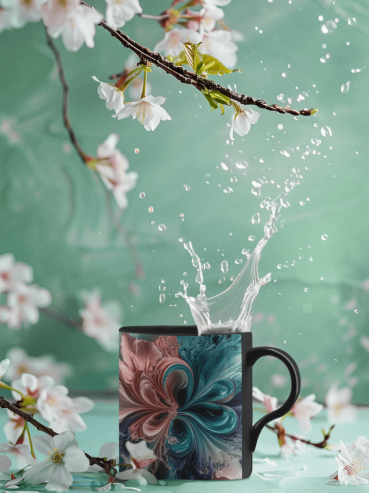 Liquid Color PT, Black Glossy Mug product image (1)