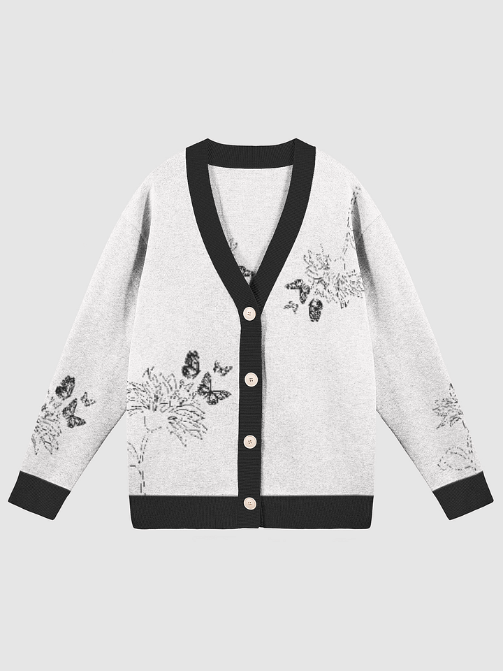 Butterflies and Sunflowers Cardi | Knitted Fashion Apparel product image (1)
