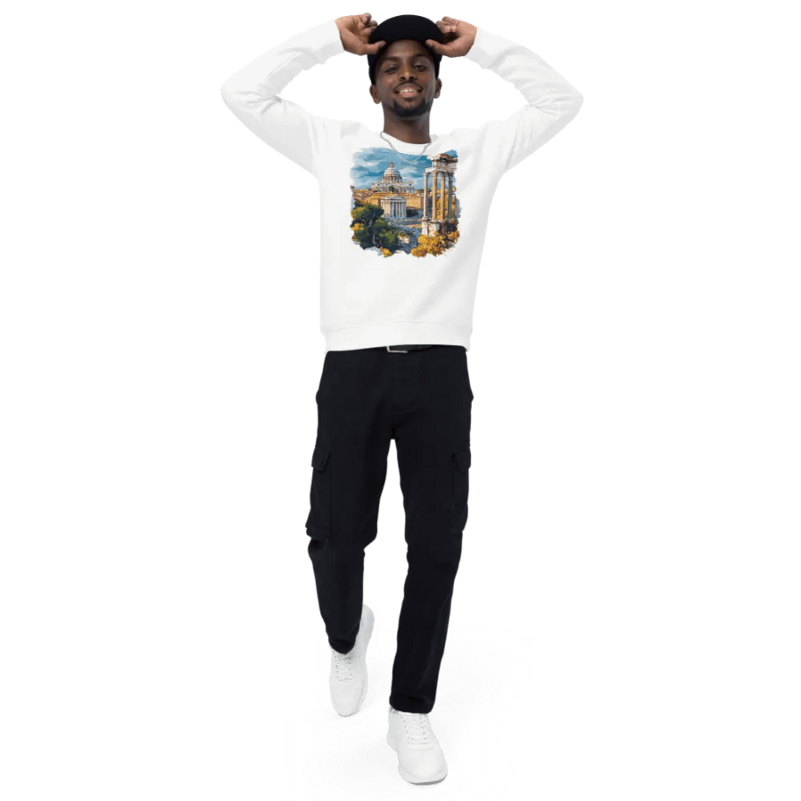 Rome City Unisex Hoodie – Ancient Ruins & Vatican Vibes product image (7)