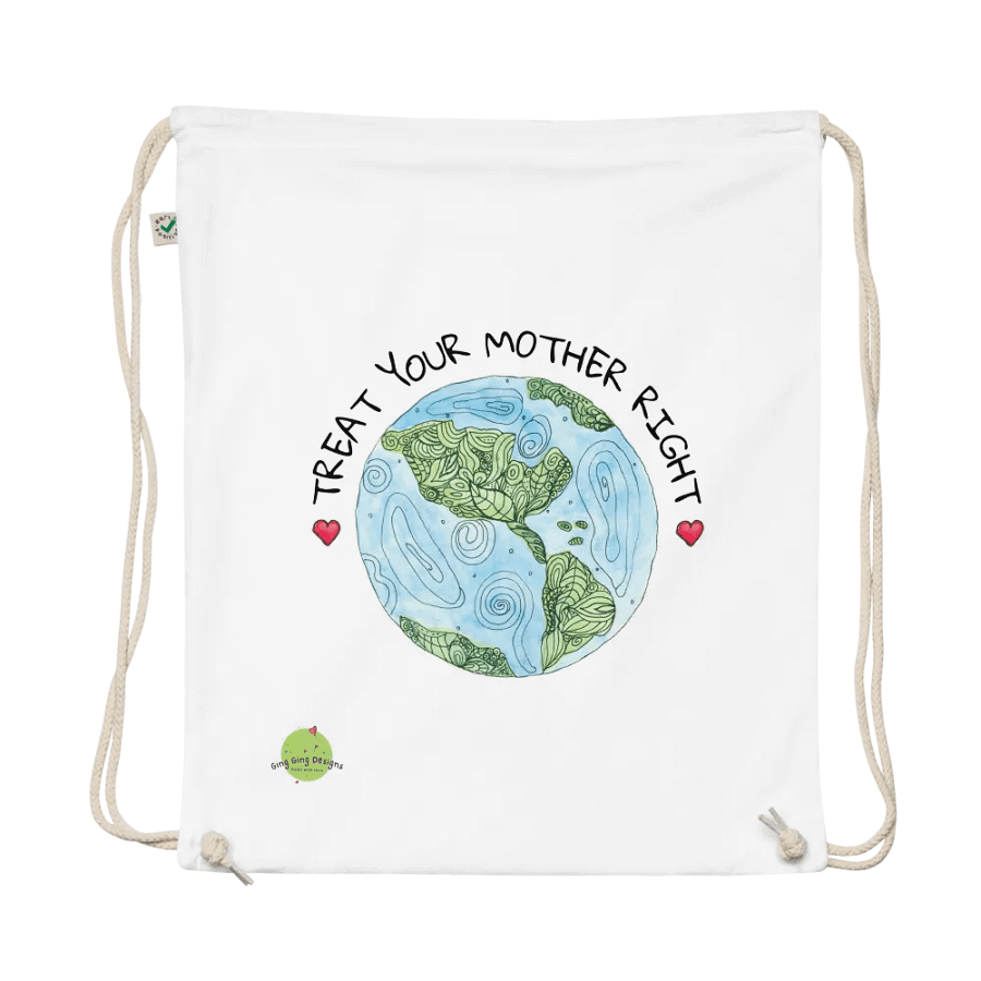 Ging Ging Earth Drawstring Bag product image (1)