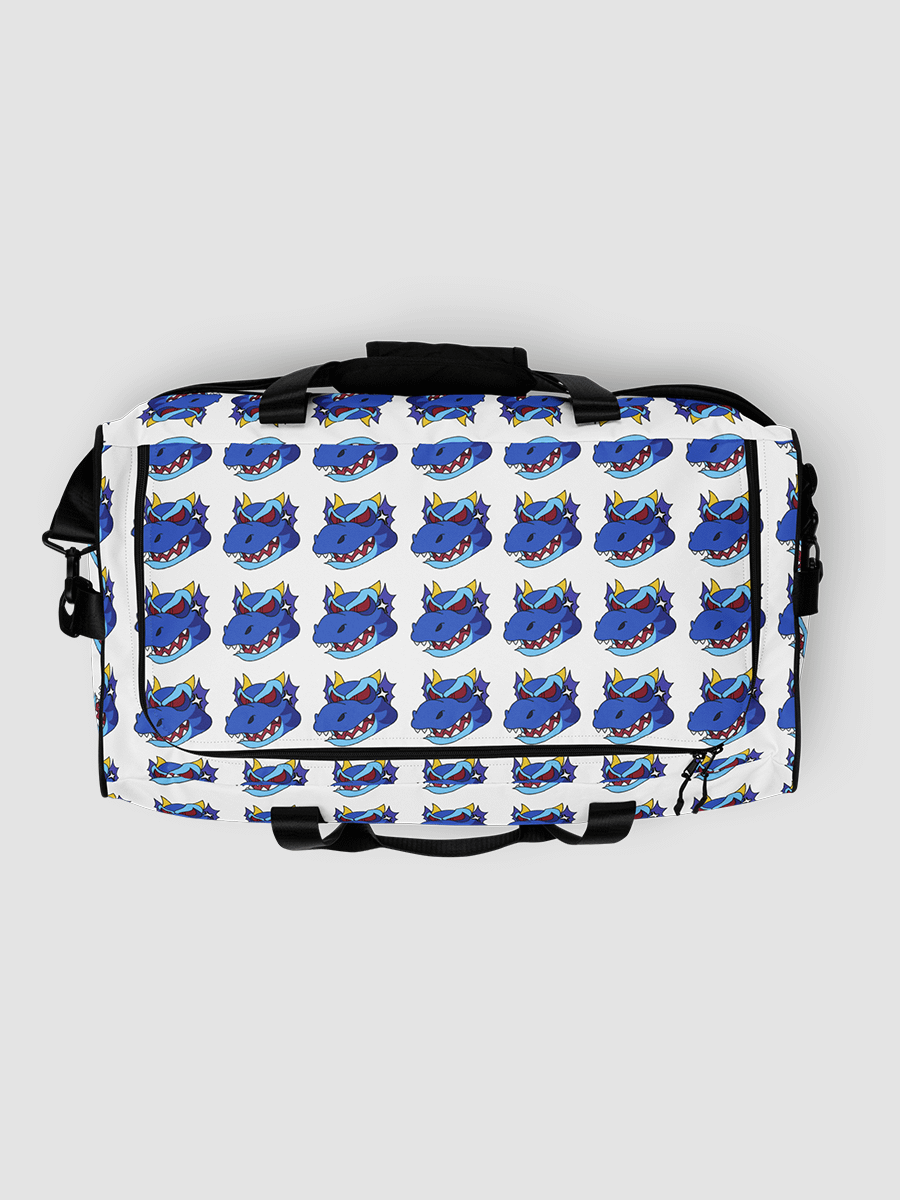 Angry Blue Dragon All-Over Print Duffle Bag product image (5)