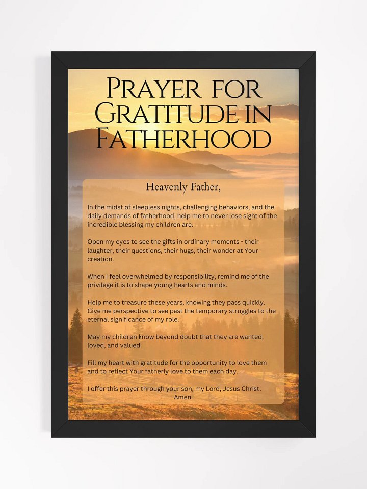 Prayer for Gratitude in Fatherhood product image (1)