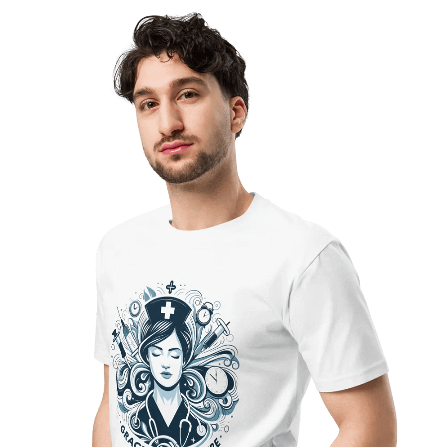 Grace Under Pressure Nurse Art Unisex Tee product image (4)