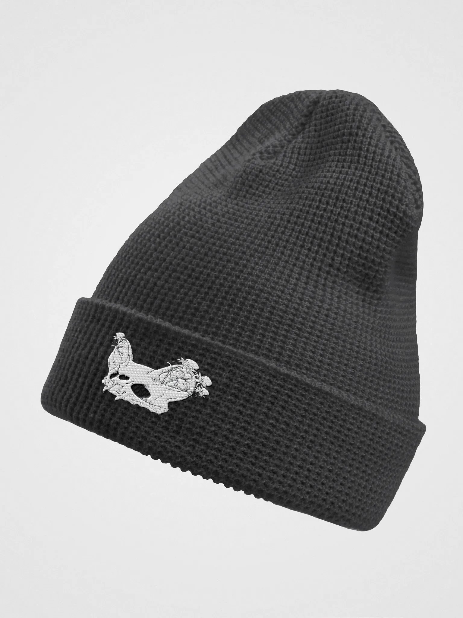 Bat Skull Waffle Beanie product image (2)