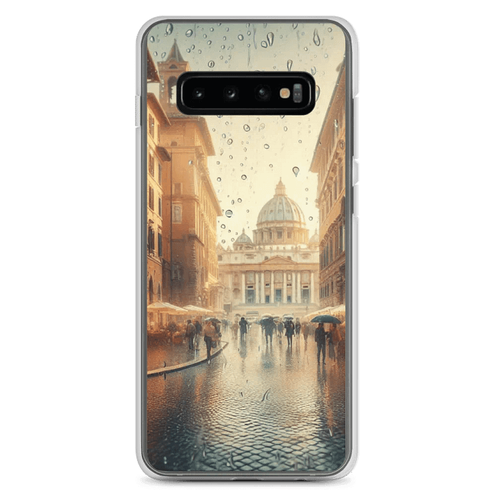 Umbrella Street Scene Samsung® Case | AI Design product image (8)