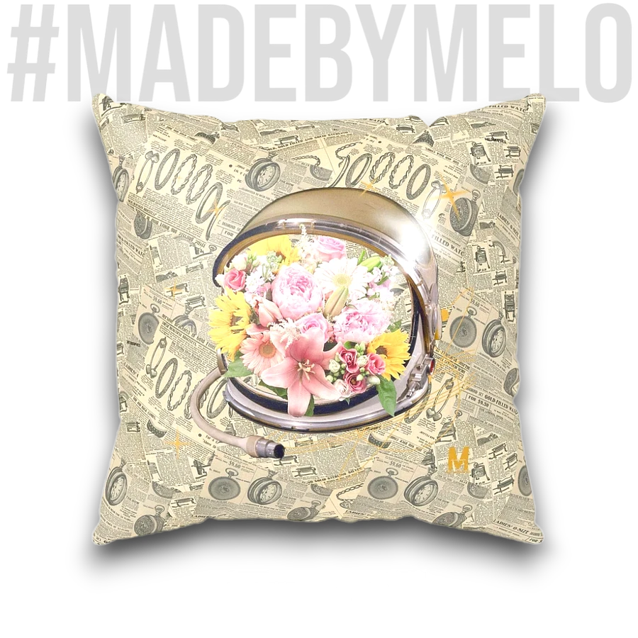 Floral Flyer - Square Pillow | #MadeByMELO product image (1)