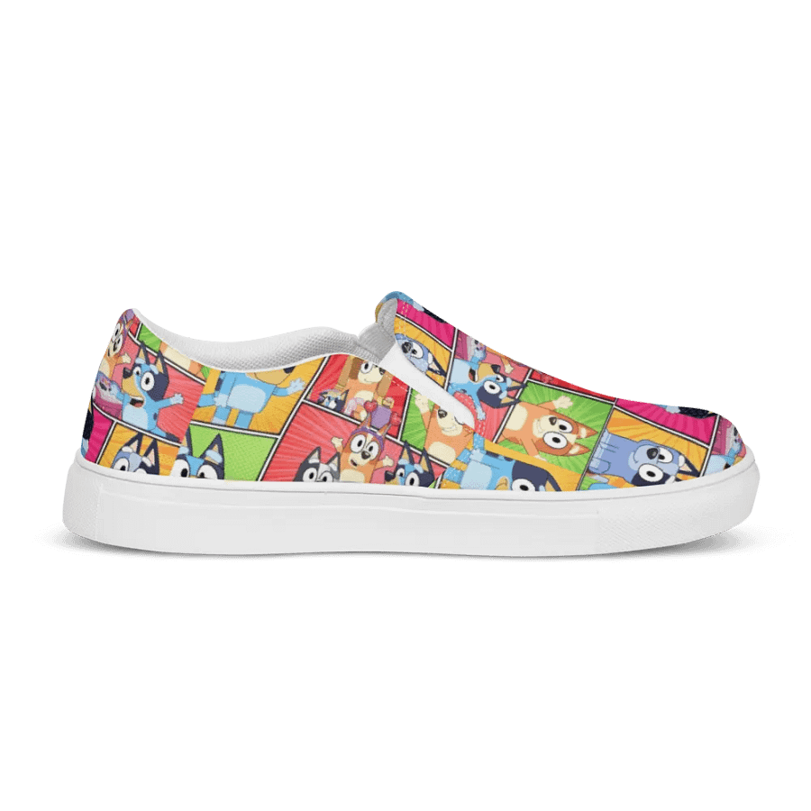 Aussie Heeler Design _ Calceonova Streetwear Shoes _ Custom Woman Slip On Sneakers product image (8)