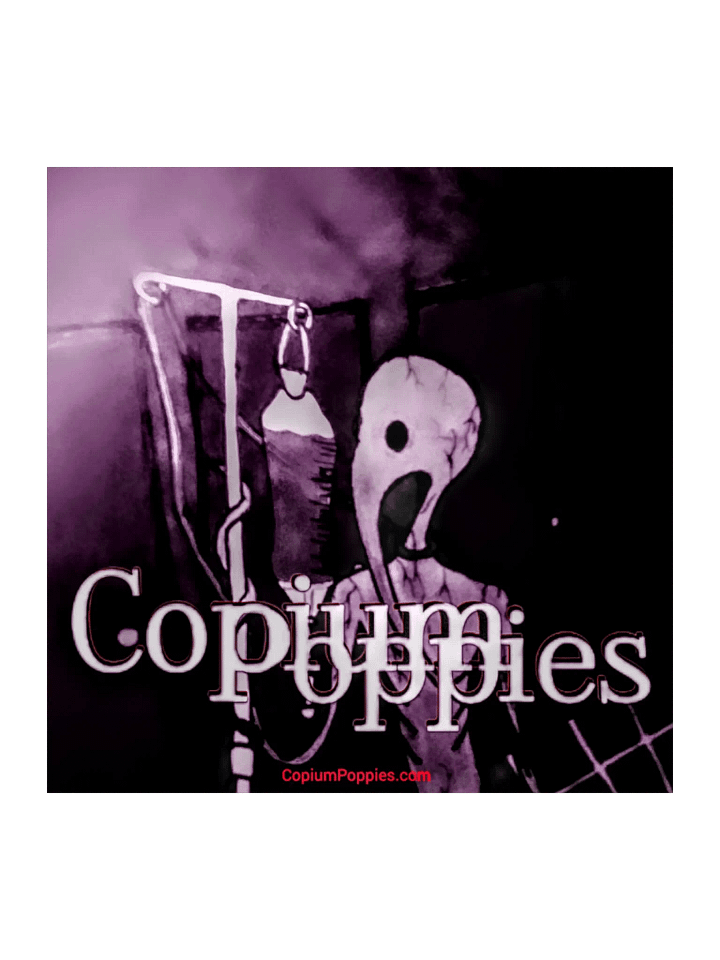 Copium Poppies - Dmitry's Curse Sticker (Purple Variant) product image (1)