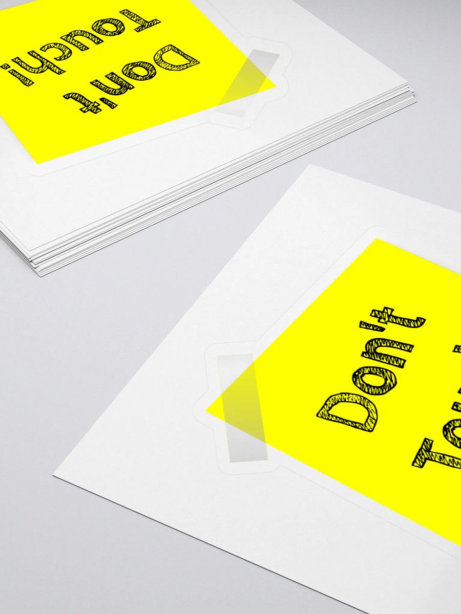 Don't Touch Edition Vinyl Sticker product image (4)