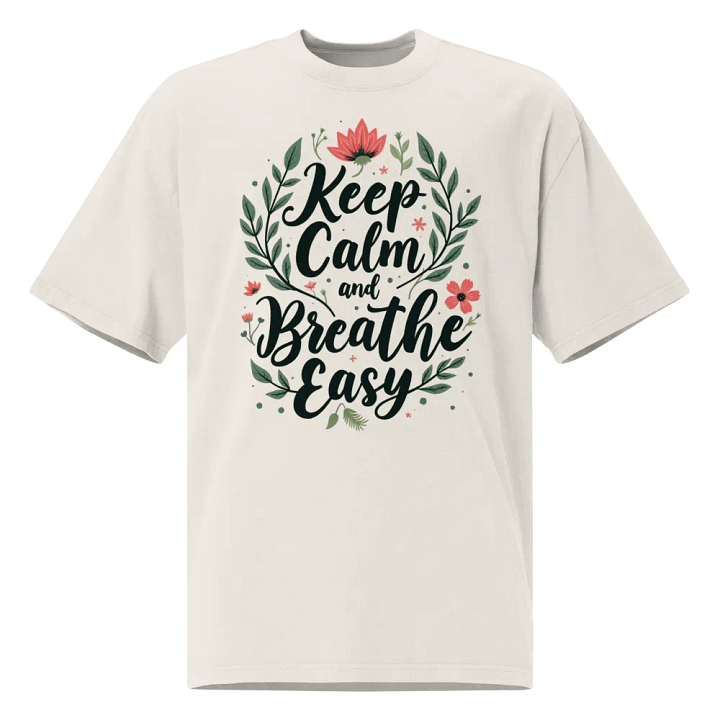 Keep Calm and Breathe Easy Design product image (1)