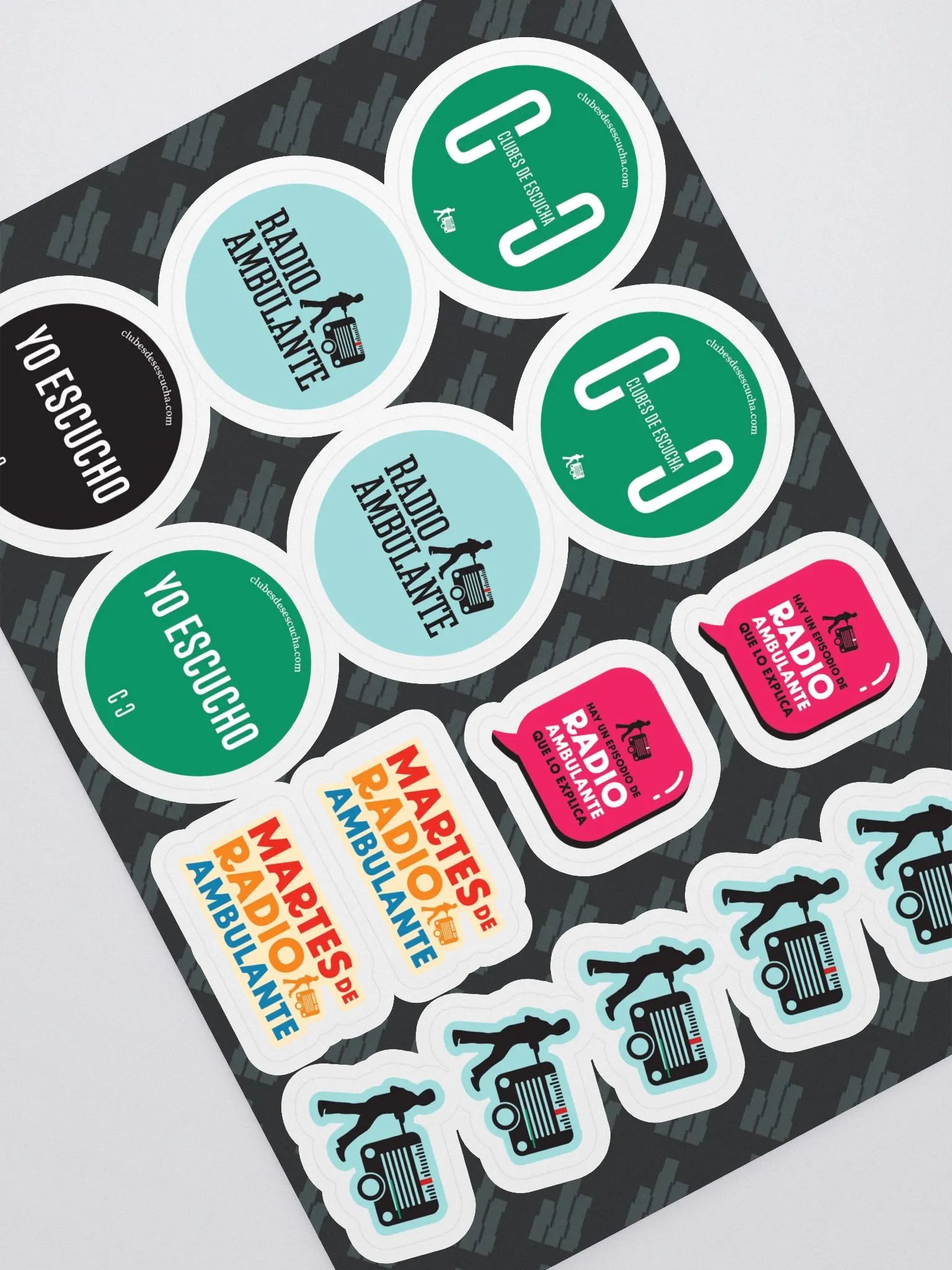 Hoja de stickers Clubes de escucha product image (1)