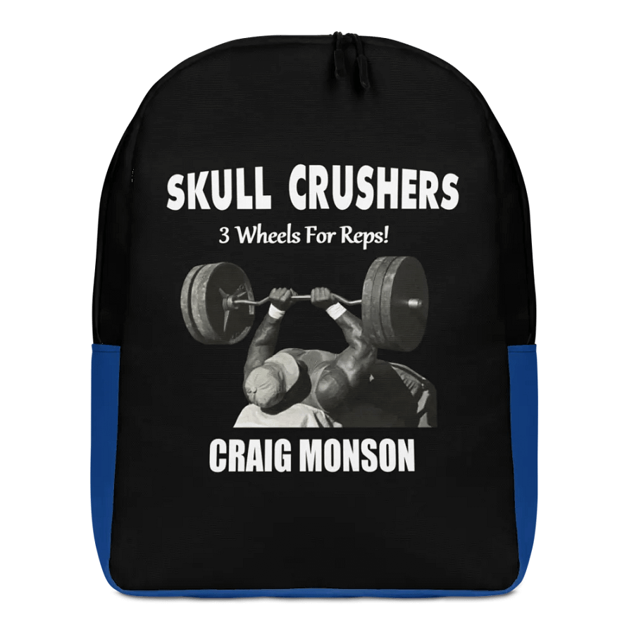 Craig Monson Three Wheels For Reps! Backpack product image (1)