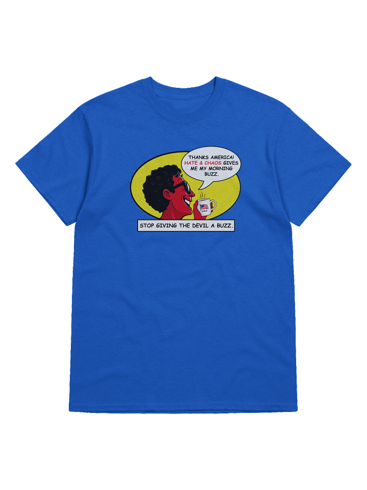 America Stop Giving The Devil A Buzz - T-Shirt product image (2)