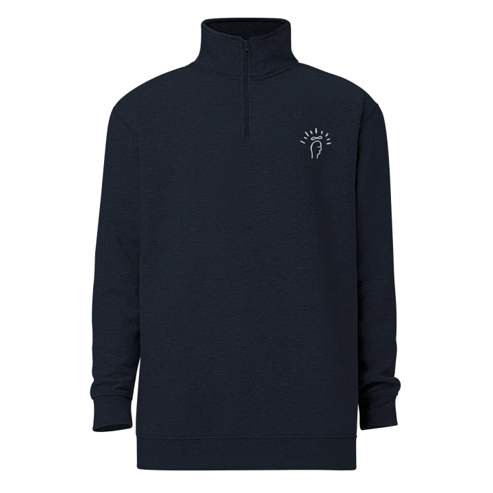 Magic Mind (white) embroidered quarter zip product image (2)