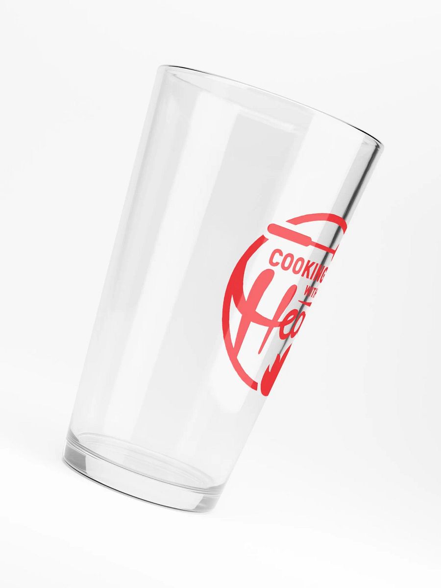 Cooking With Heat Pint Glass product image (6)