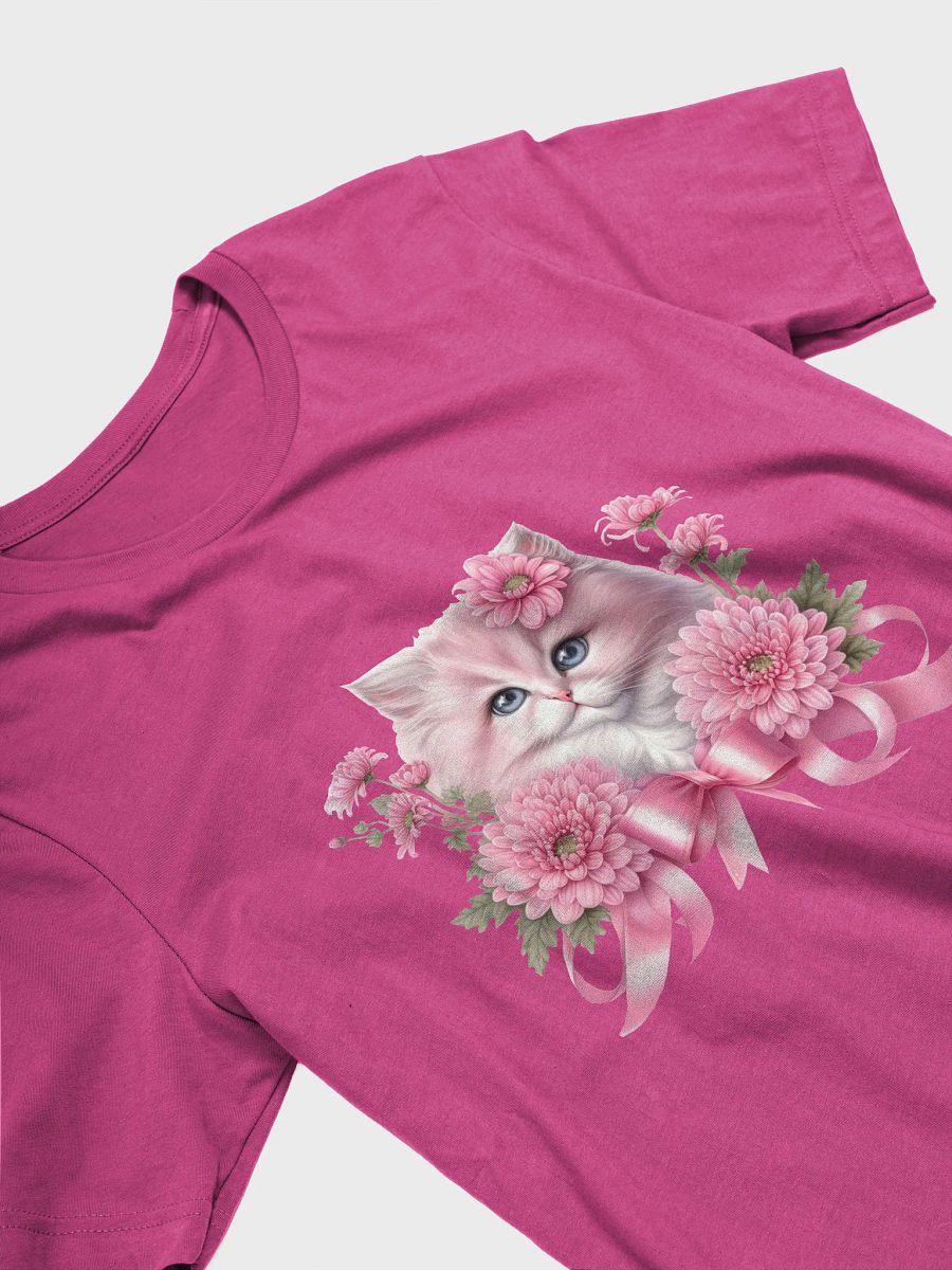 Pink Cat T-shirt product image (22)