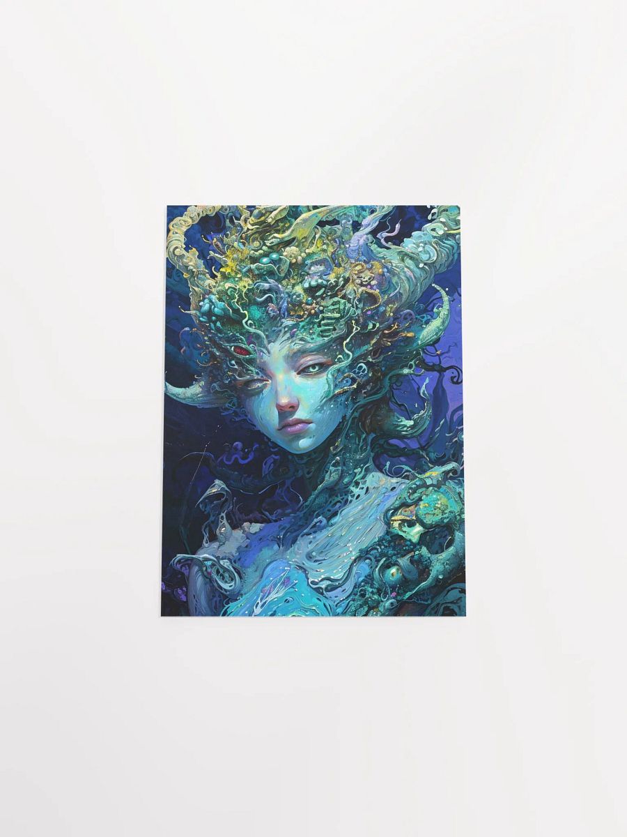 Aqua Serenity Matte Poster product image (7)