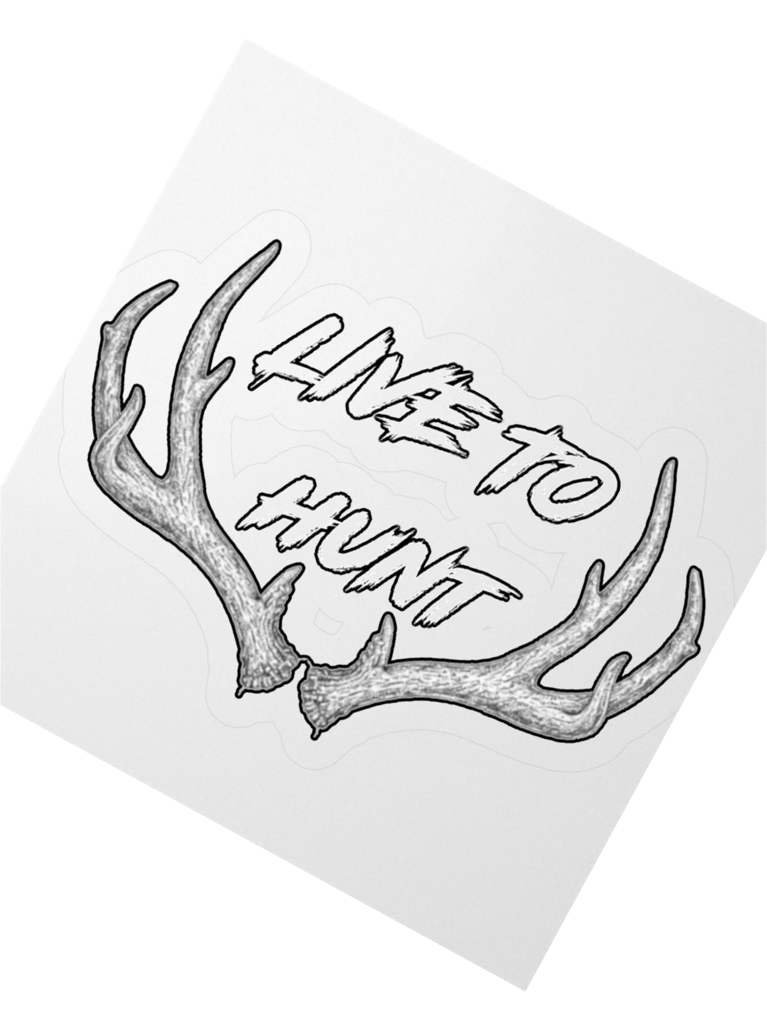 Live To Hunt Sticker product image (5)