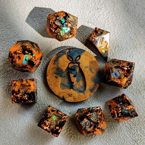 Yes, I did just take a pile of #dice outside to take photos in proper light, which has made our grid look a little repetitive...