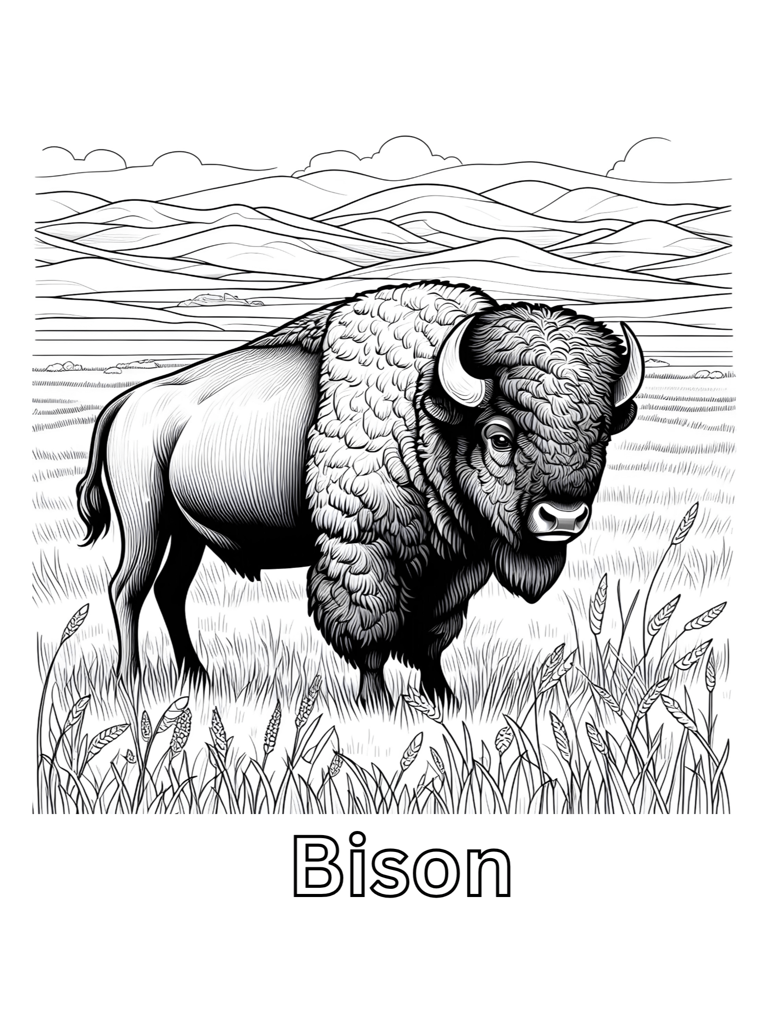 Wild Wonders: American Animals Coloring Book PDF product image (2)