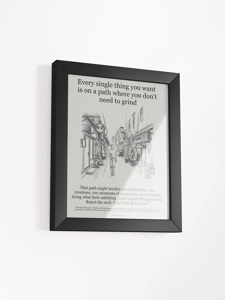 You don't have to grind poster product image (7)